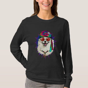 T-shirt Hippie Esquimau Américain Tie Dye Signe de Paix Ps