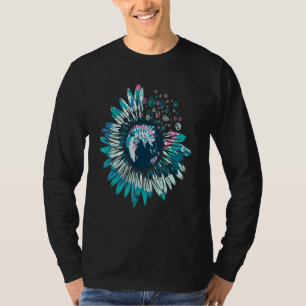 T-shirt Hippie Fleur Paix Amour Bonne Âme 5