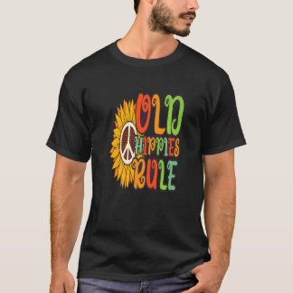 T-shirt Hippie Flower Peace Love Happy Soul  11