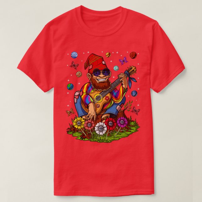 T-shirt Hippie Gnome (Design devant)