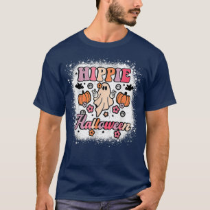 T-shirt Hippie Halloween 70 s Vibes Chemise Drôle Mignonne