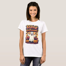 T-shirt Hippie Halloween mignon fantôme