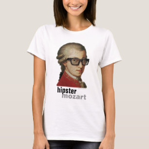 T-shirt Hippie heureux drôle Mozart pour les hommes ou de