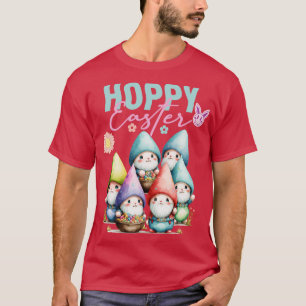 T-shirt Hippie Hoppy Easter Cute Bunny Gnomes
