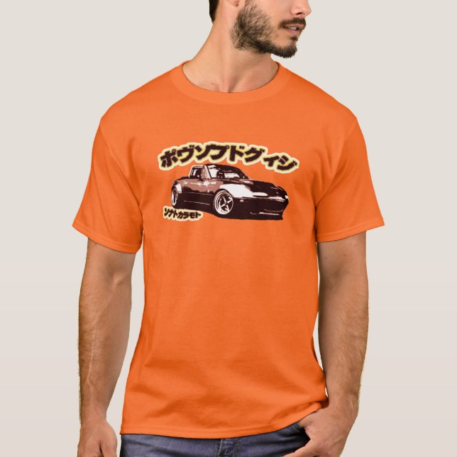 T-shirt Hippie Miata (Devant)