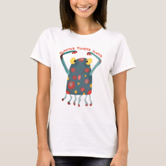 T-shirt Hippie monster