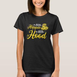 T-shirt Hippie Petit Hood Tournesol Hippie Costume