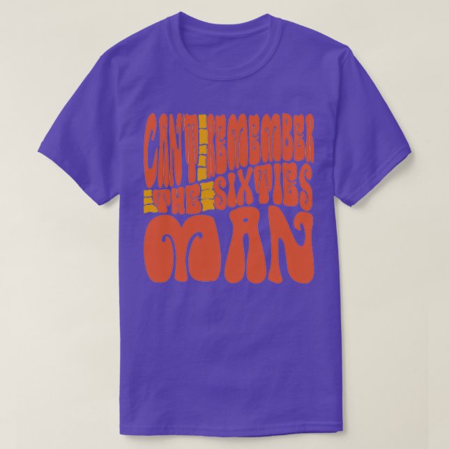 T-shirt Hippie rappelant les années 60 (Design devant)