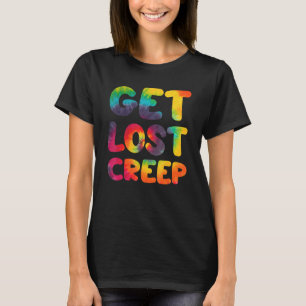 T-shirt Hippie Tie Dye Design - Obtenir Perdu Creep - Hipp