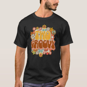 T-shirt Hippie Tournesol Rétro Deux Super esprit positif H