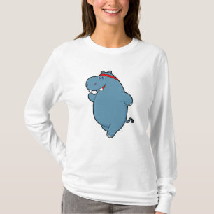 T-shirt Hippo à la course avec bandeau