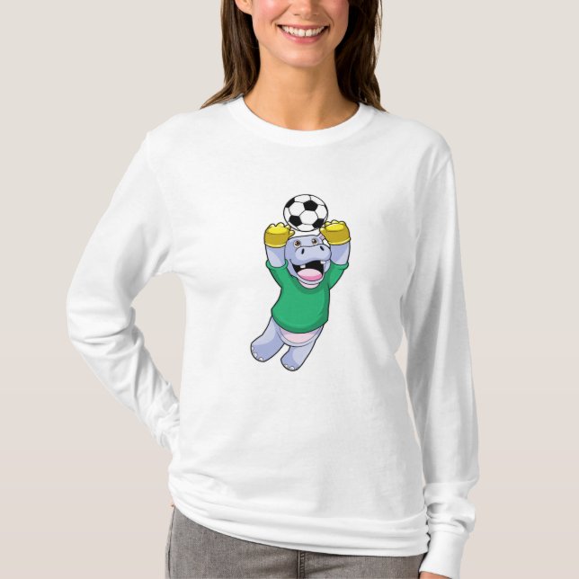 T-shirt Hippo à Soccer Sports (Devant)