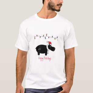 T-shirt Hippo de Noël fantastique
