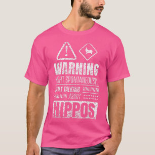 T-shirt Hippo dit Hippopotame Hippopotame Hippopotame