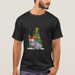 T-shirt Hippo Fiona Arbre de Noël Hippopotame 