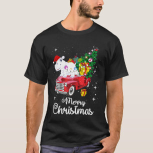 T-shirt Hippo Fiona Ride Camion Rouge Pyjama de Noël T-Shi