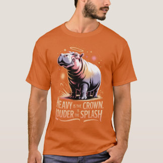 T-shirt Hippo - Heavy Crown, Loud Splash