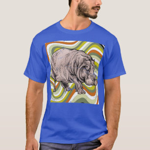 T-shirt Hippo vintage