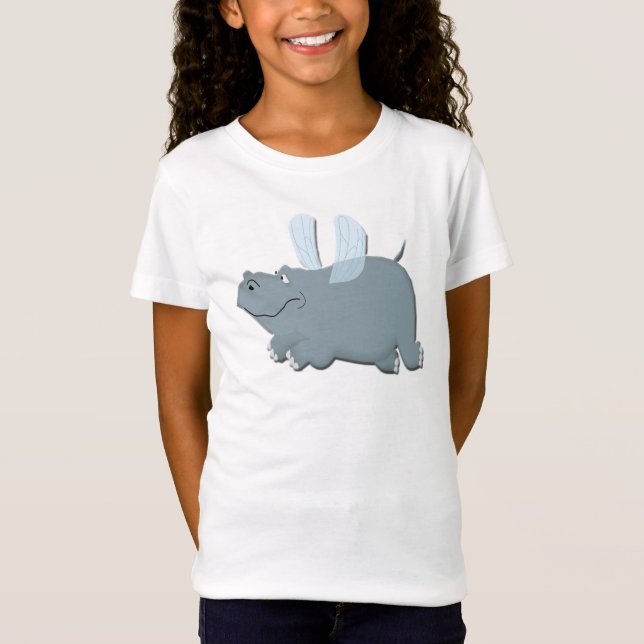 T-Shirt Hippo volant (Devant)