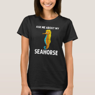 T-shirt Hippocampe Cool Pour Hommes Femmes Océan Mer Anima
