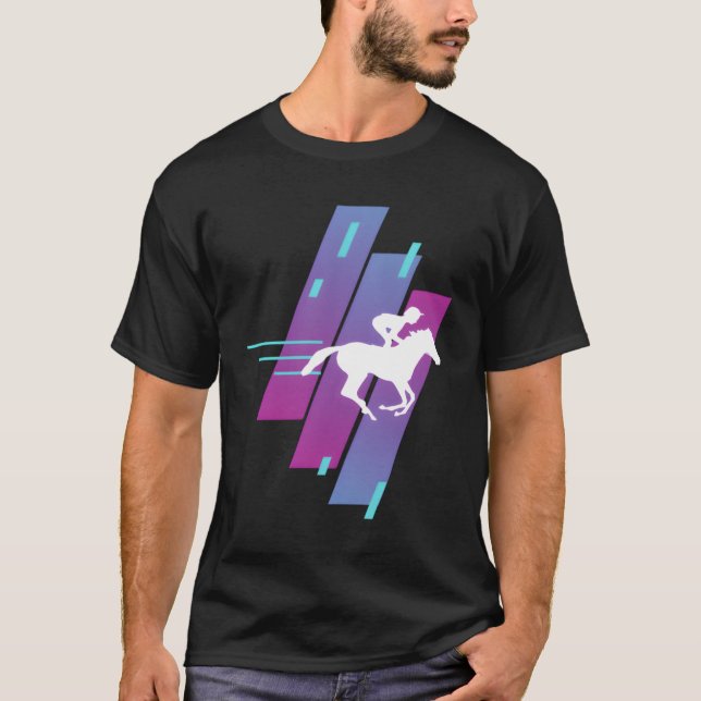 T-shirt Hippocampe hors piste Thoroughbred Ottb (Devant)