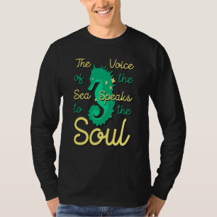 T-shirt Hippocampe Voix De La Mer Animal Aquatique Hippoca