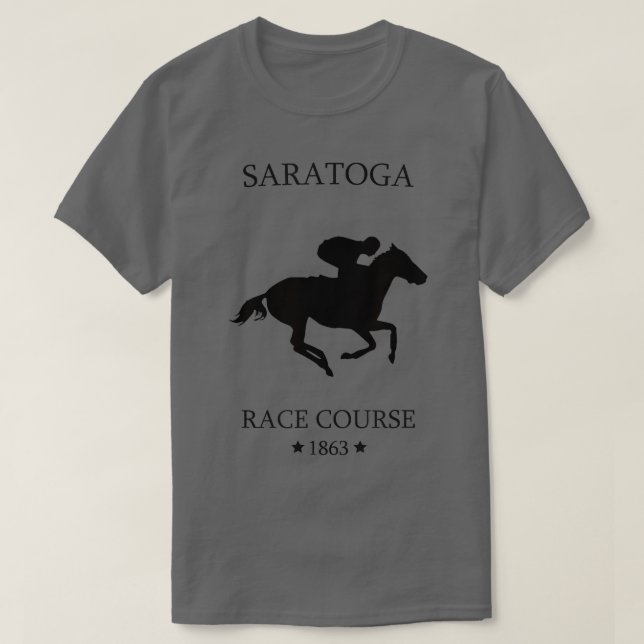 T-shirt Hippodrome de Saratoga New York (Design devant)