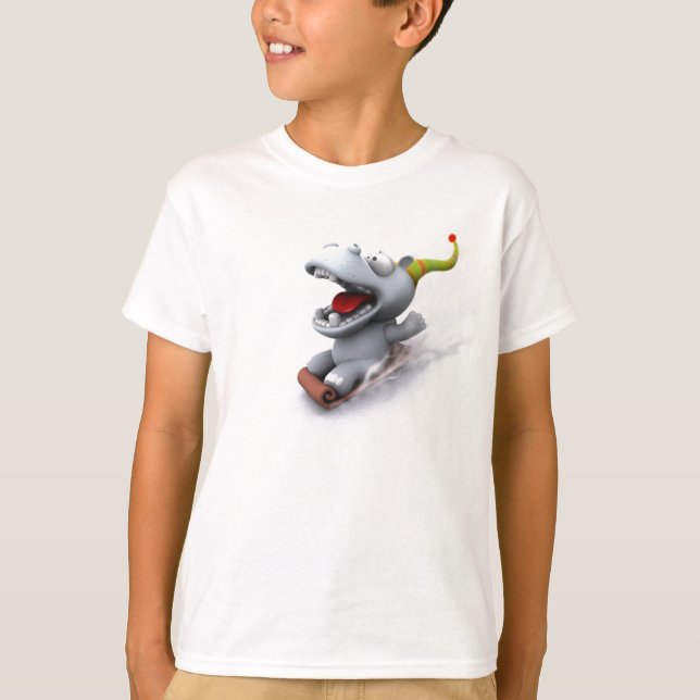 T-shirt Hippopotame (Devant)