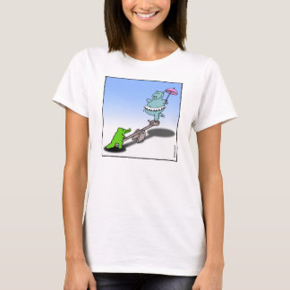 T-shirt Hippopotame contre le crocodile