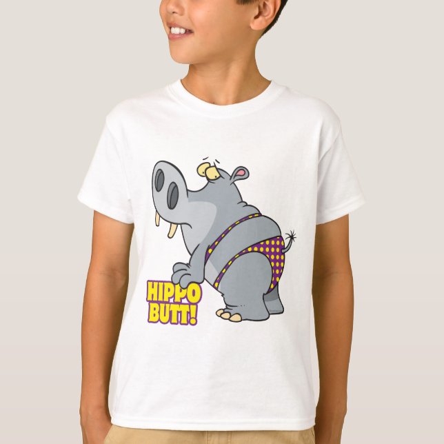 T-shirt hippopotame hippo babt bikini (Devant)