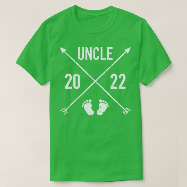 T-shirt Hipster oncle 2022 (Design devant)