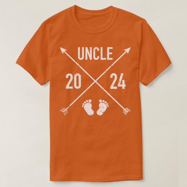 T-shirt Hipster oncle 2024 (Design devant)
