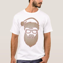 Hipster Père Noël Cutout