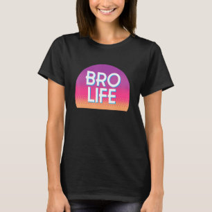 T-shirt Hipster Retro Sunset Siblings Baby Big Brother Bro