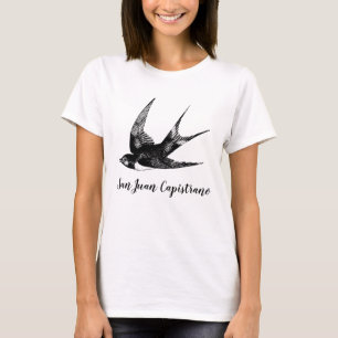 T-shirt Hirondelle de San Juan Capistrano