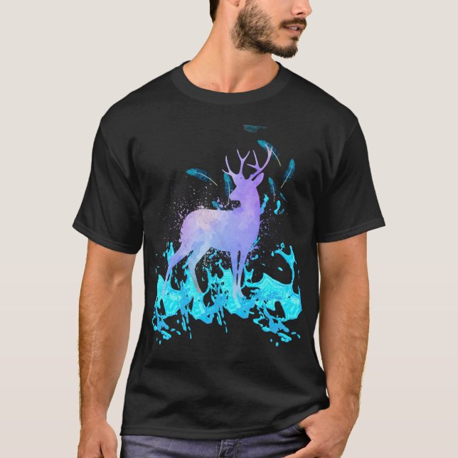 T - Shirt Hirschschschnee (Vorderseite)