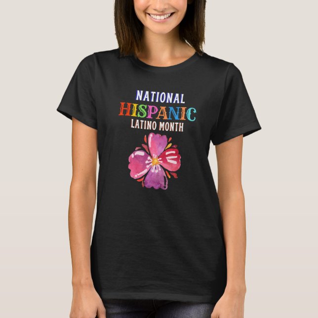 T-shirt Hispanic Ceremony Month Prideful Latin Spanish Ami (Devant)