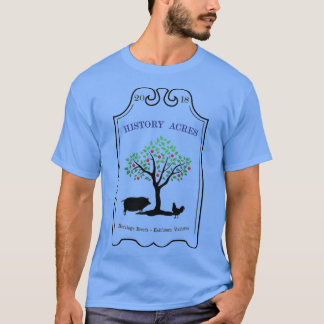 T-shirt Histoire Acres Tee - shirt bleu 