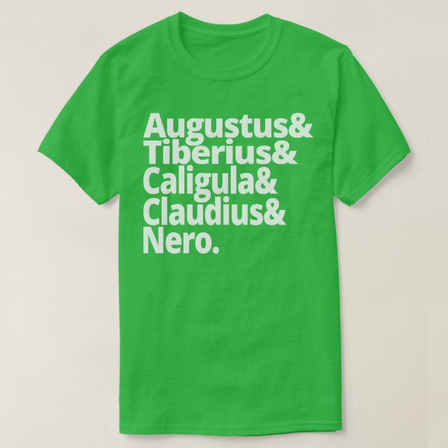 T-shirt Histoire ancienne grêle César Empereurs romains 1 (Design devant)