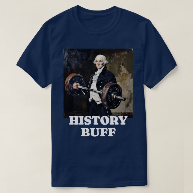 T-shirt Histoire Buff George Washington (Design devant)