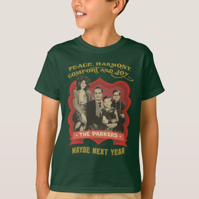 T-shirt Histoire de Christma | Peace, Harmony, Comfort & J (Devant)