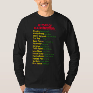 T-shirt Histoire Des Inventeurs Noirs Mois De L'Histoire N
