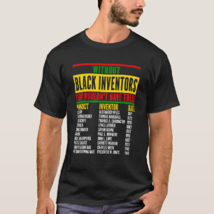 T-shirt Histoire Des Inventeurs Noirs Oubliés Histoire Noi