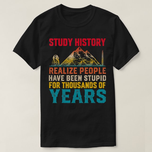 T-shirt Histoire Enseignants Drôle Histoire Plaisanterie H (Design devant)