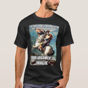 T-shirt Histoire Hipster Napoléon Bonaparte Argument