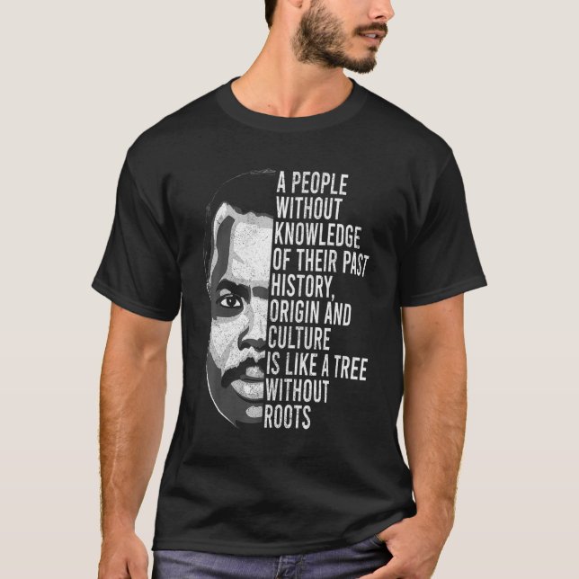 T-shirt Histoire noire africaine Hommes Femmes Vêtements M (Devant)