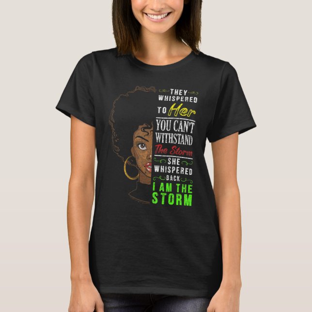 T-shirt Histoire noire de la mélanine (Devant)