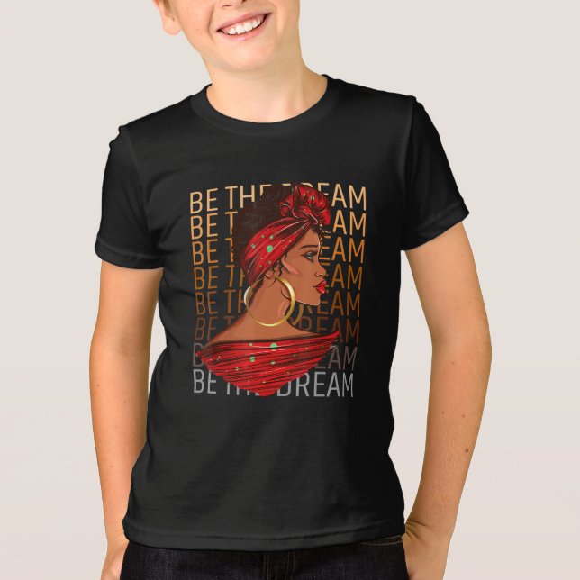 T-shirt Histoire noire Reine Afro Histoire noire Mois Mel (Devant)