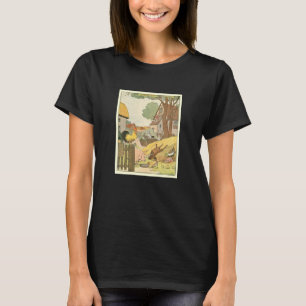 T-shirt Histoire pour enfants Livre Animaux de ferme