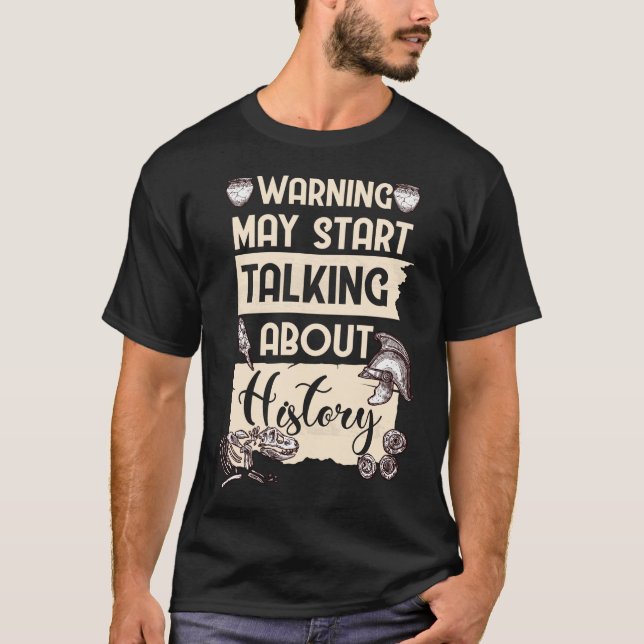 T-shirt Histoire Profession Drôle Historien (Devant)